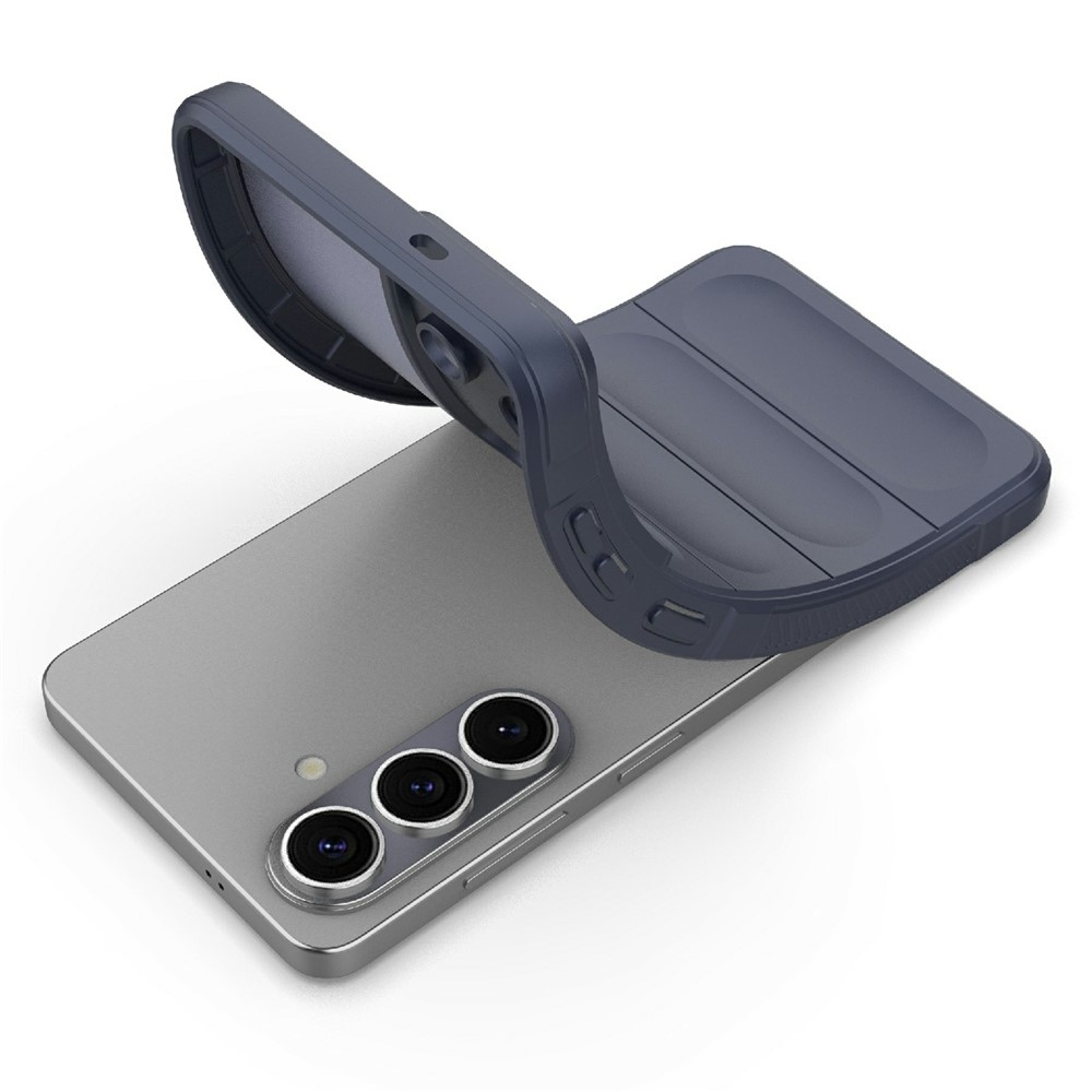 Rugg odolný gélový obal na Samsung Galaxy S26/S26 Pro - tmavomodrý