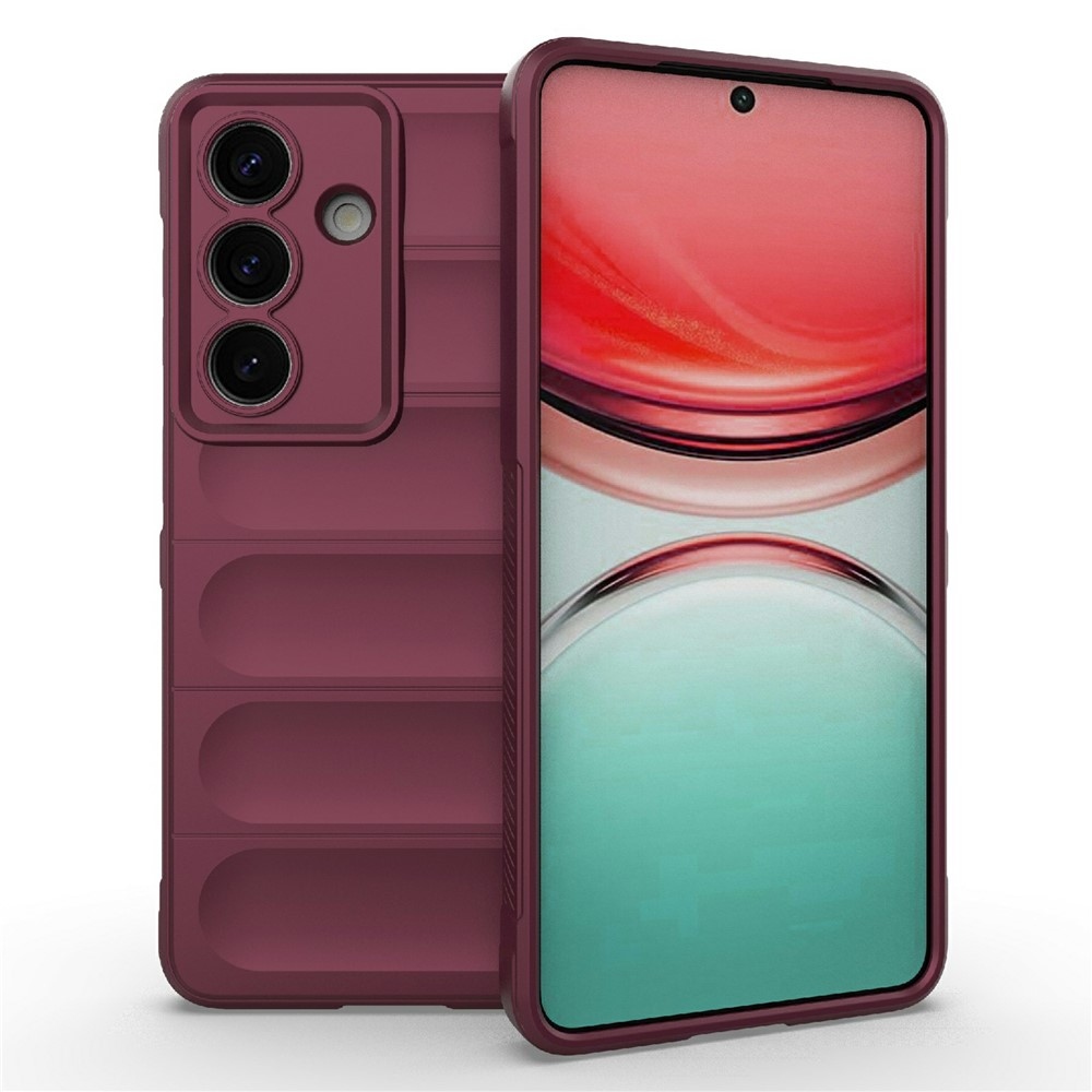 Rugg odolný gélový obal na Samsung Galaxy S26/S26 Pro - vínový