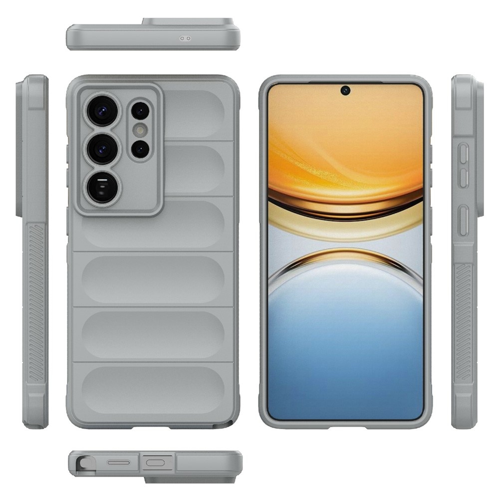 Rugg odolný gélový obal na Samsung Galaxy S26 Ultra - svetlosivý