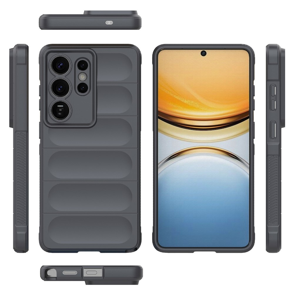 Rugg odolný gélový obal na Samsung Galaxy S26 Ultra - tmavosivý