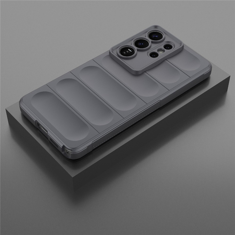 Rugg odolný gélový obal na Samsung Galaxy S26 Ultra - tmavosivý