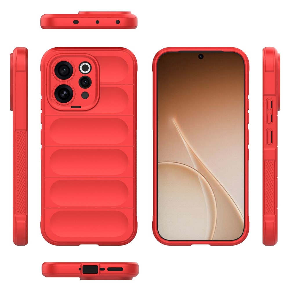 Rugg odolný gélový obal na Vivo V70 5G - červený