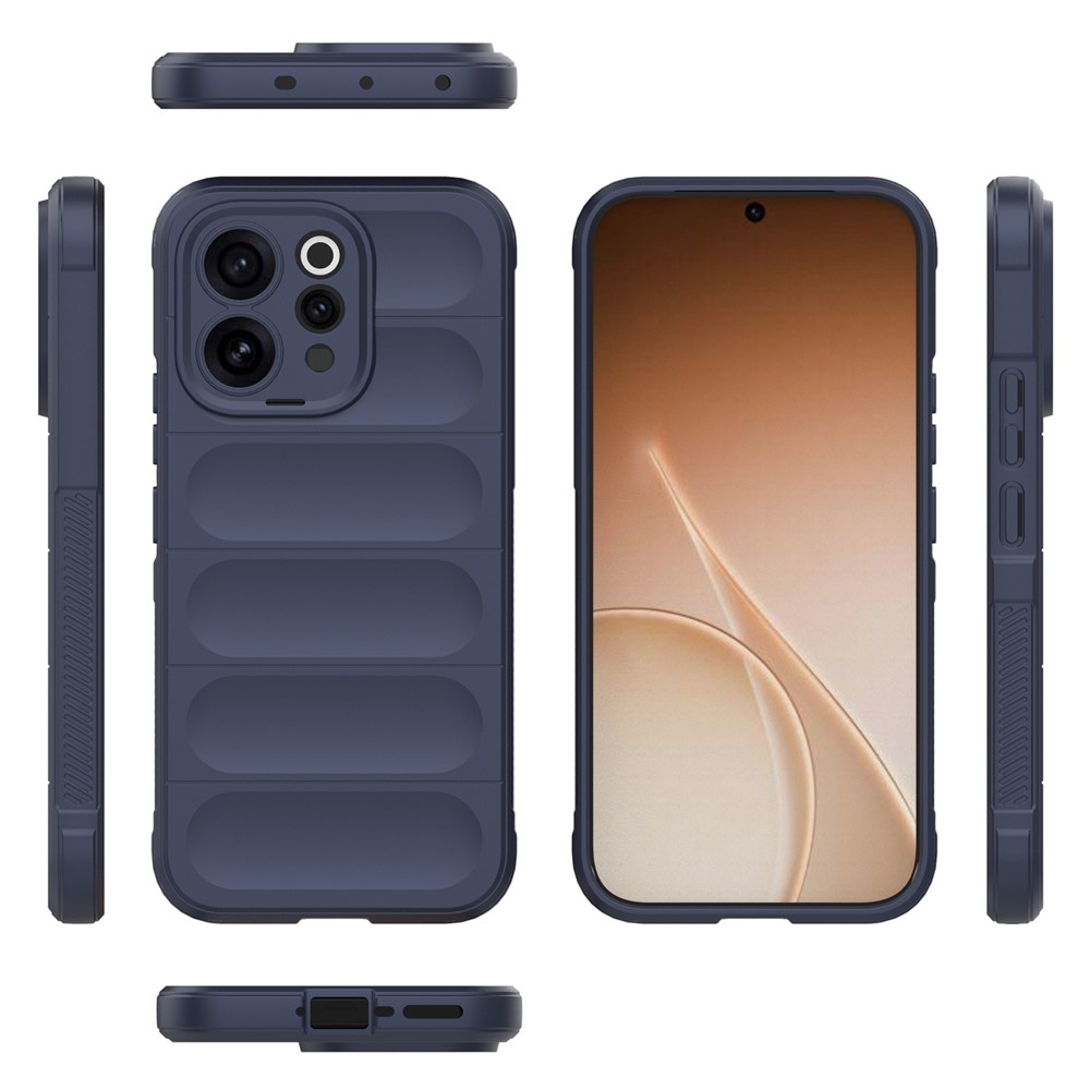 Rugg odolný gélový obal na Vivo V70 5G - tmavomodrý