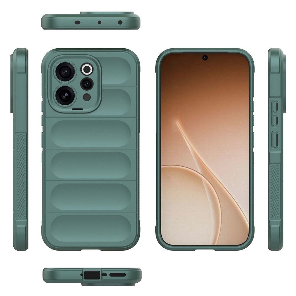 Rugg odolný gélový obal na Vivo V70 5G - zelený