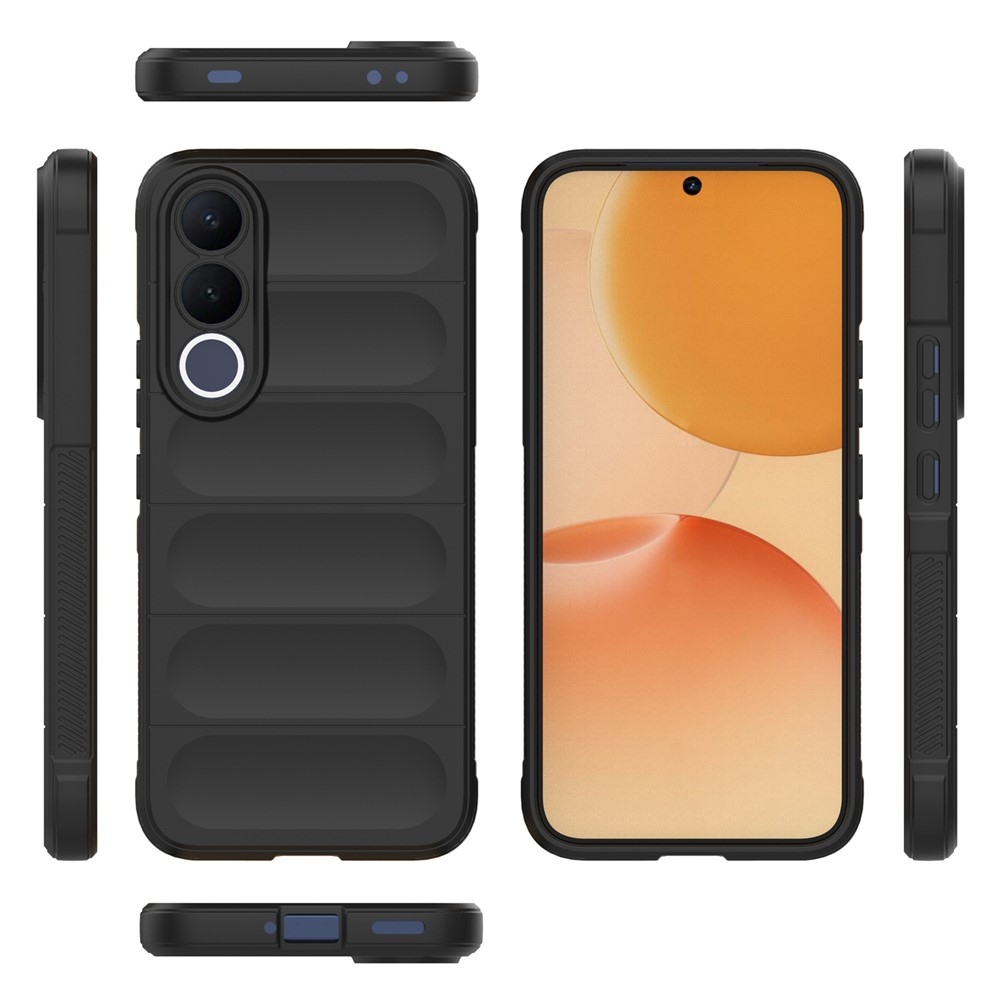 Rugg odolný gélový obal na Vivo V70 FE 5G - čierny