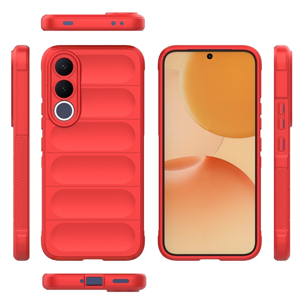 Rugg odolný gélový obal na Vivo V70 FE 5G - červený