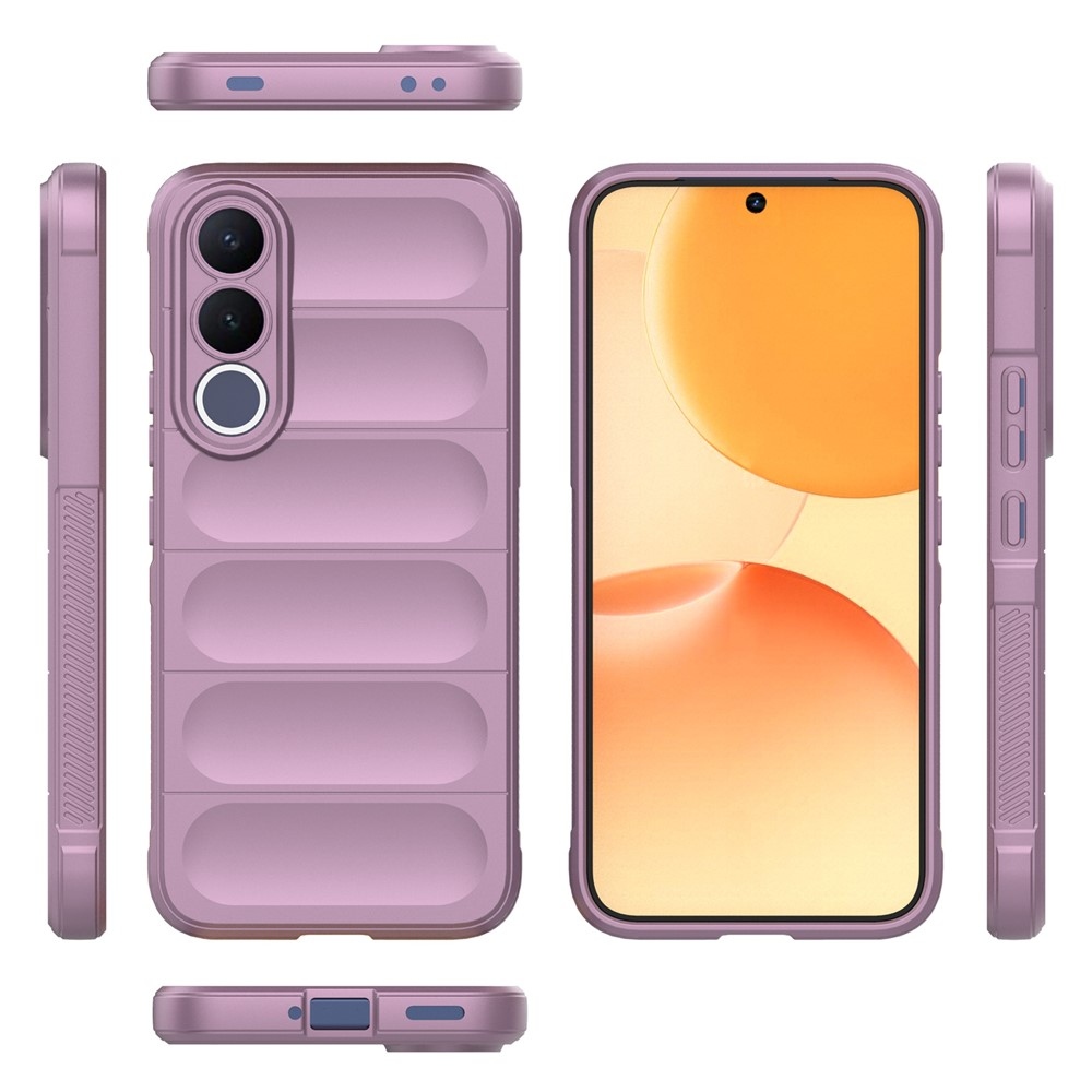 Rugg odolný gélový obal na Vivo V70 FE 5G - svetlofialový