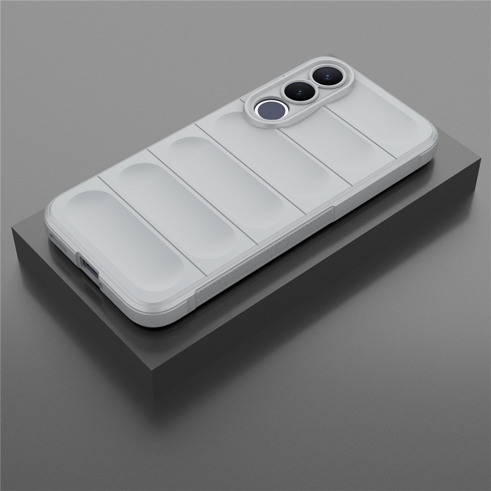 Rugg odolný gélový obal na Vivo V70 FE 5G - svetlosivý