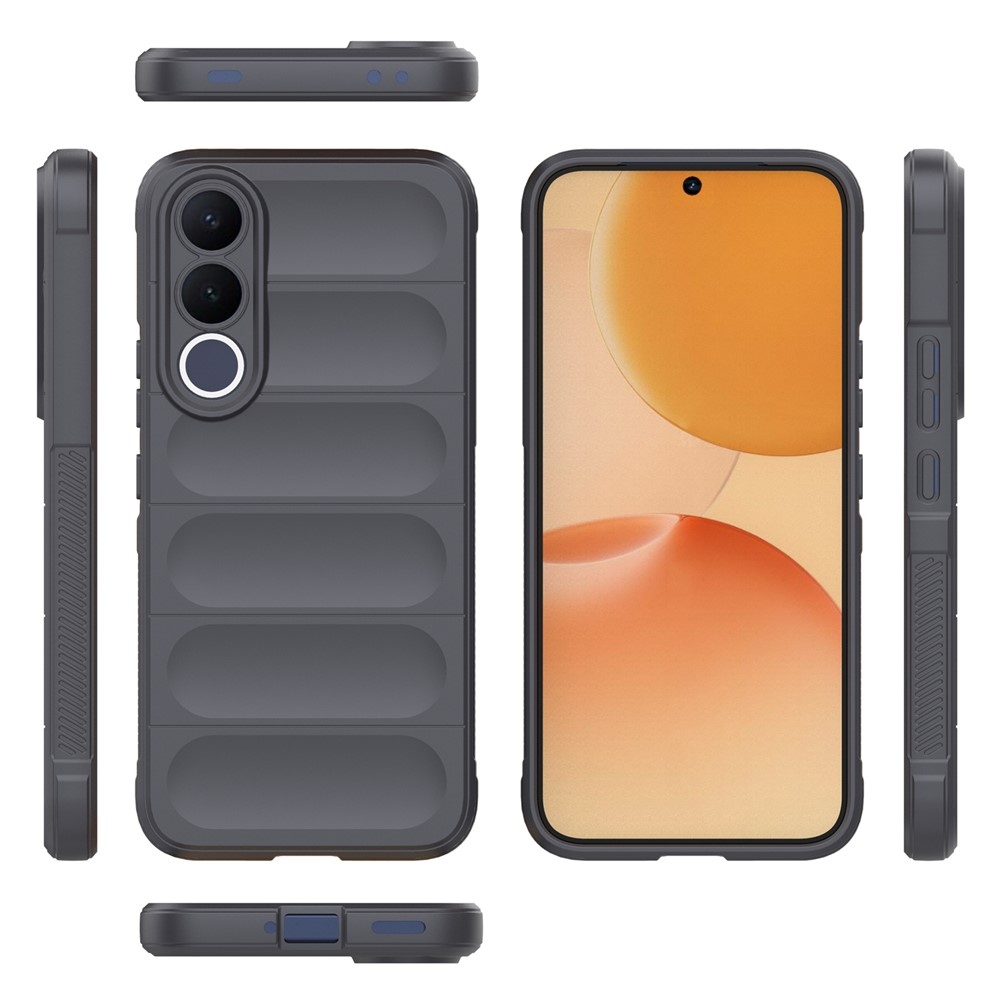 Rugg odolný gélový obal na Vivo V70 FE 5G - tmavosivý