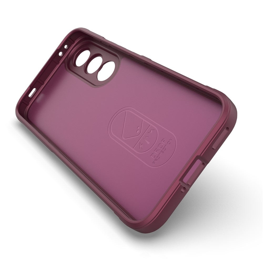 Rugg odolný gélový obal na Vivo V70 FE 5G - vínový