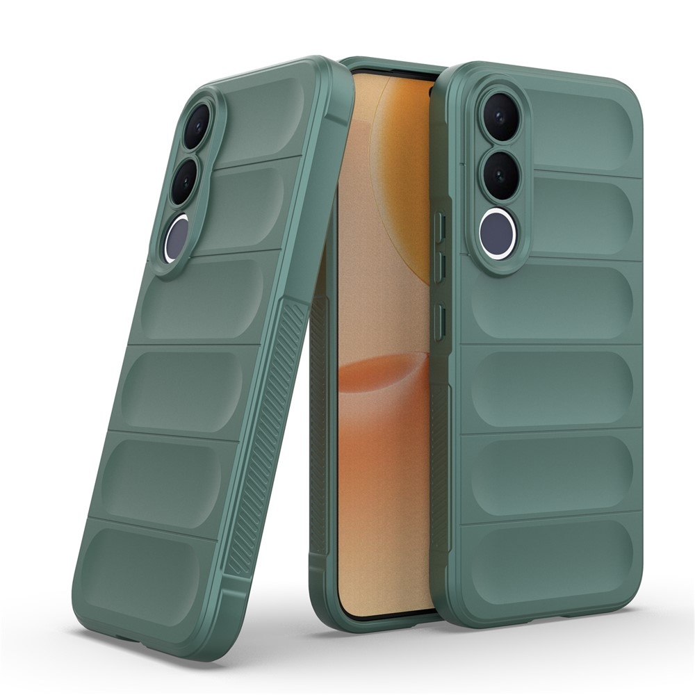 Rugg odolný gélový obal na Vivo V70 FE 5G - zelený