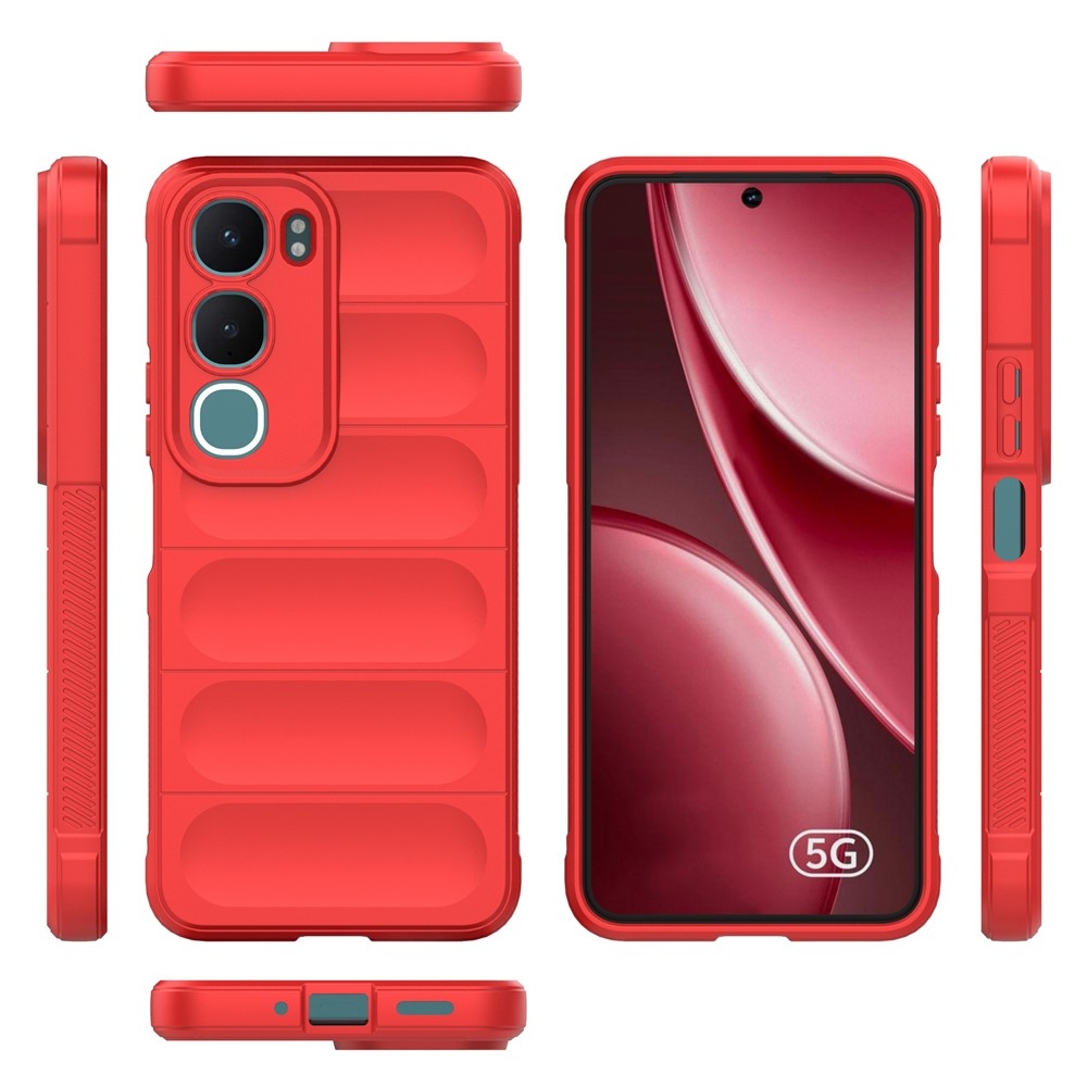 Rugg odolný gélový obal na Vivo Y21d/Vivo Y31 5G - červený