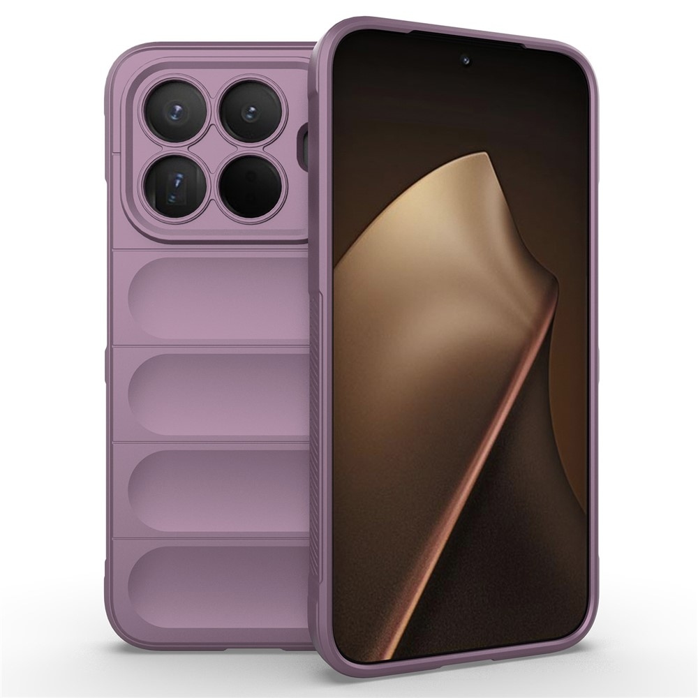 Rugg odolný gélový obal na Xiaomi 15T Pro - svetlofialový