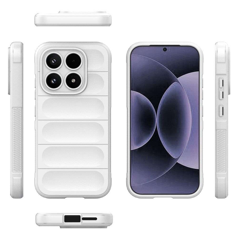 Rugg odolný gélový obal na Xiaomi 17 - biely