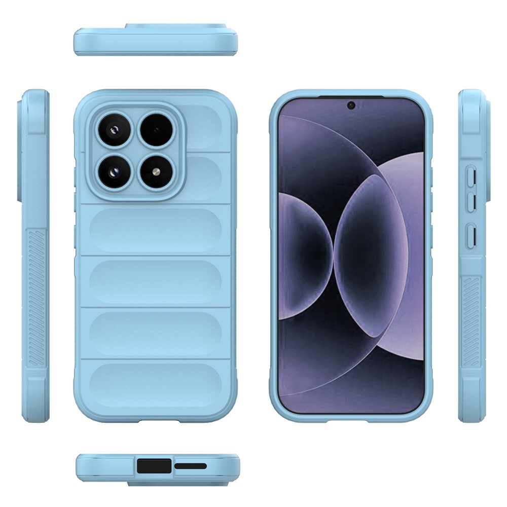 Rugg odolný gélový obal na Xiaomi 17 - svetlomodrý