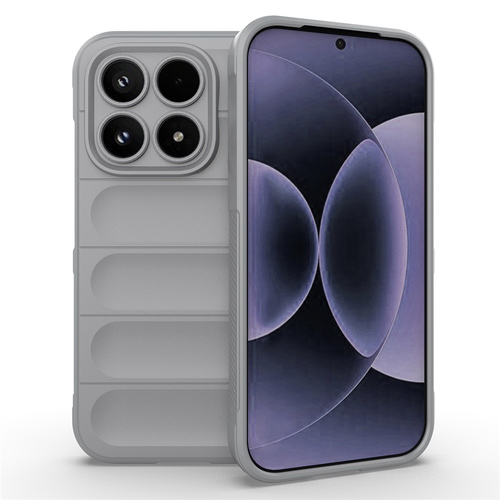 Rugg odolný gélový obal na Xiaomi 17 - svetlosivý