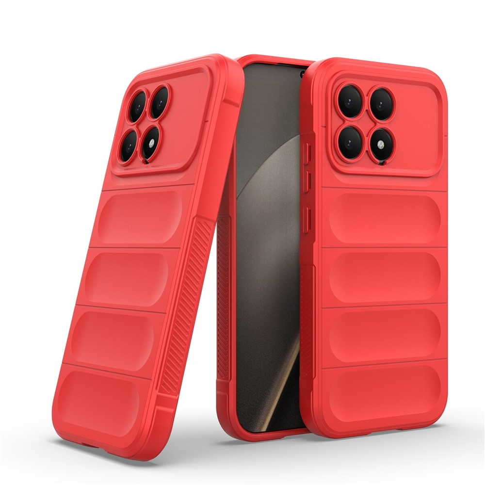 Rugg odolný gélový obal na Xiaomi Poco F8 Pro 5G - červený