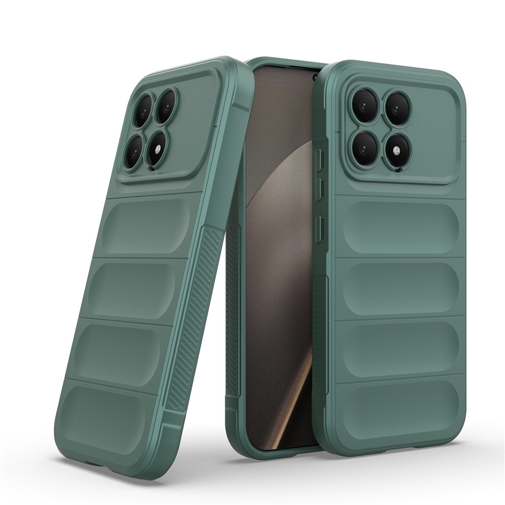 Rugg odolný gélový obal na Xiaomi Poco F8 Pro 5G - zelený