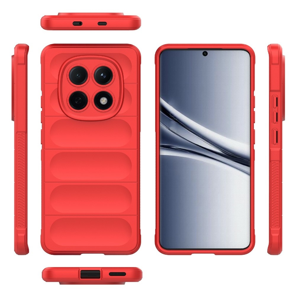 Rugg odolný gélový obal na Xiaomi Poco M8 5G/Redmi Note 15 5G - červený