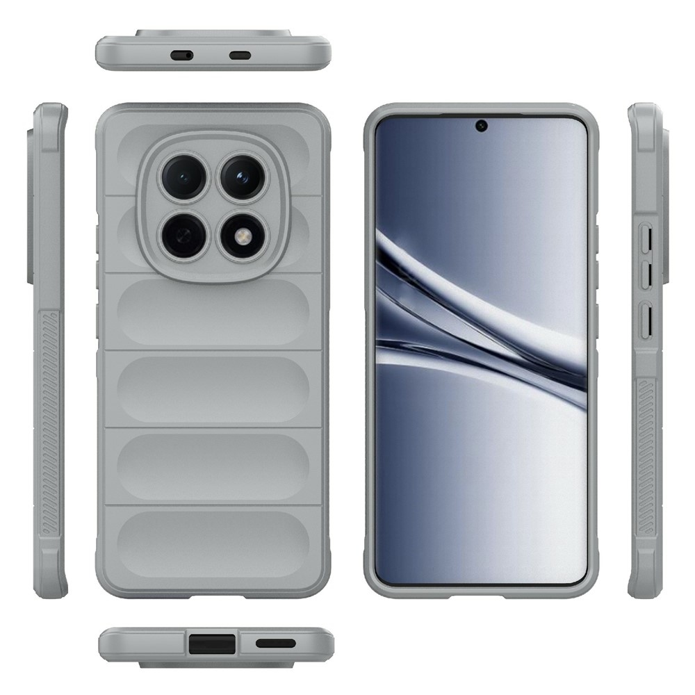 Rugg odolný gélový obal na Xiaomi Poco M8 5G/Redmi Note 15 5G - svetlosivý