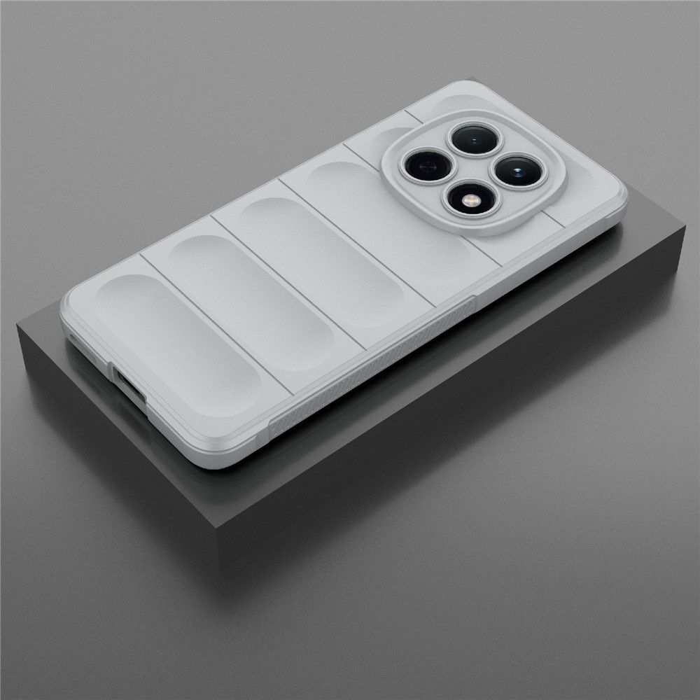 Rugg odolný gélový obal na Xiaomi Poco M8 5G/Redmi Note 15 5G - svetlosivý