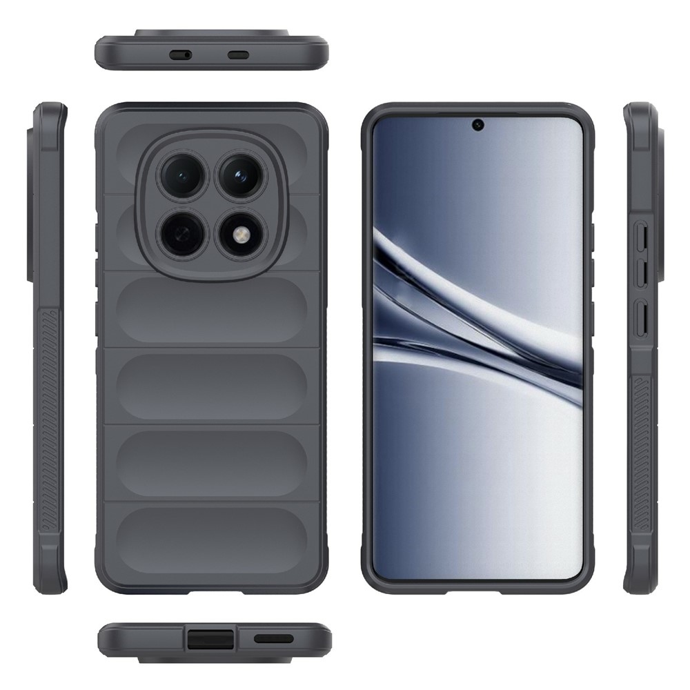 Rugg odolný gélový obal na Xiaomi Poco M8 5G/Redmi Note 15 5G - tmavosivý