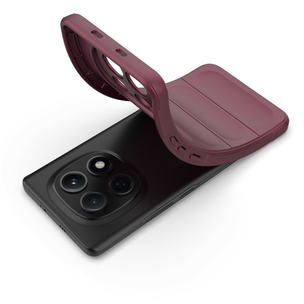 Rugg odolný gélový obal na Xiaomi Poco M8 5G/Redmi Note 15 5G - vínový