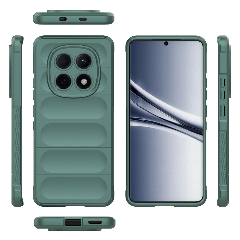 Rugg odolný gélový obal na Xiaomi Poco M8 5G/Redmi Note 15 5G - zelený