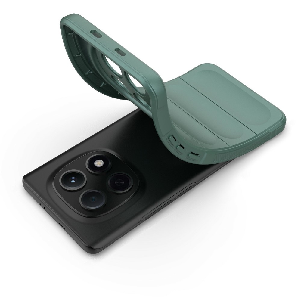 Rugg odolný gélový obal na Xiaomi Poco M8 5G/Redmi Note 15 5G - zelený