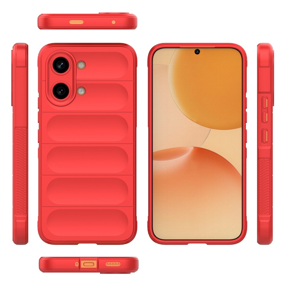 Rugg odolný gélový obal na Xiaomi Poco X8 Pro Max 5G - červený