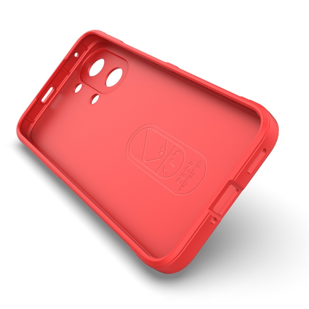 Rugg odolný gélový obal na Xiaomi Poco X8 Pro Max 5G - červený