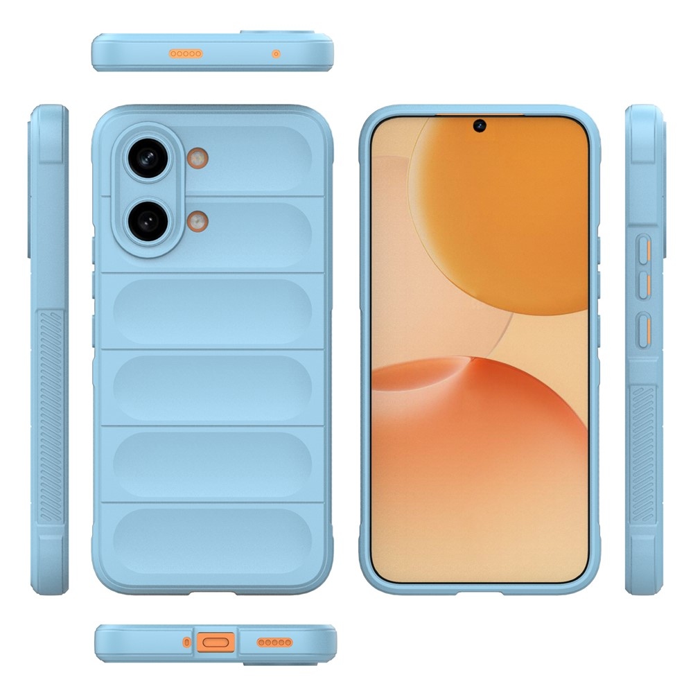 Rugg odolný gélový obal na Xiaomi Poco X8 Pro Max 5G - svetlomodrý