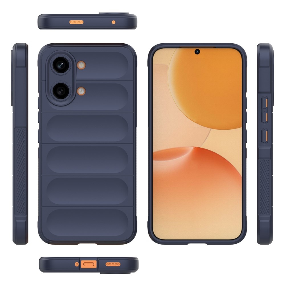 Rugg odolný gélový obal na Xiaomi Poco X8 Pro Max 5G - tmavomodrý