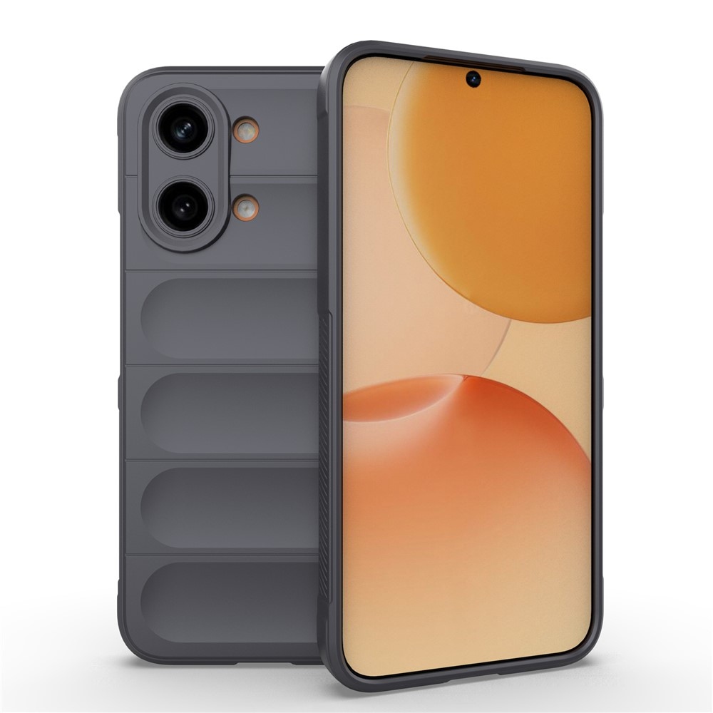 Rugg odolný gélový obal na Xiaomi Poco X8 Pro Max 5G - tmavosivý