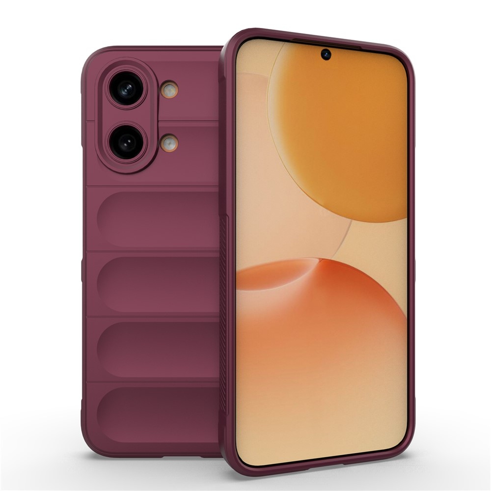 Rugg odolný gélový obal na Xiaomi Poco X8 Pro Max 5G - vínový
