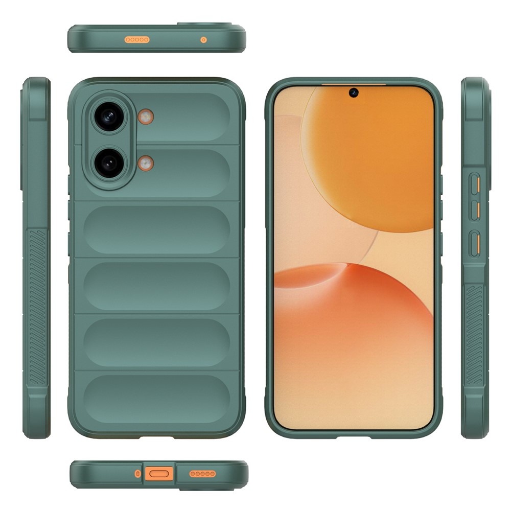 Rugg odolný gélový obal na Xiaomi Poco X8 Pro Max 5G - zelený