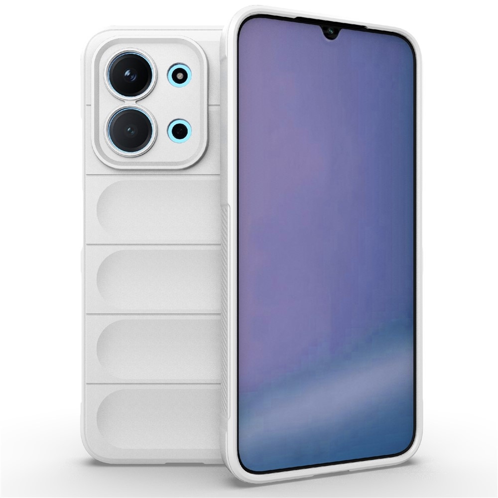 Rugg odolný gélový obal na Xiaomi Redmi 15C 4G/5G (173mm)/Poco C85 (173mm) - biely