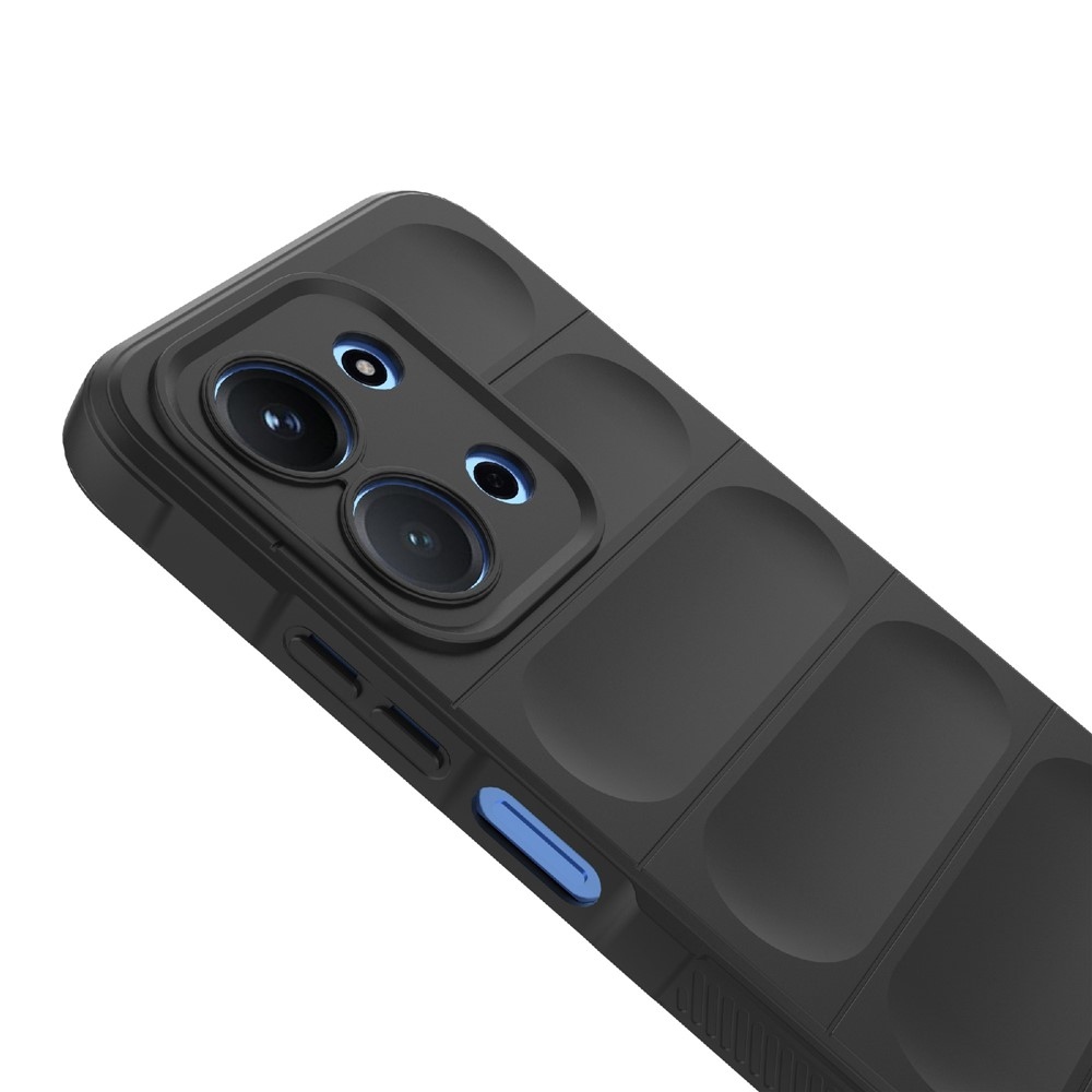 Rugg odolný gélový obal na Xiaomi Redmi 15C 4G/5G (173mm)/Poco C85 (173mm) - čierny