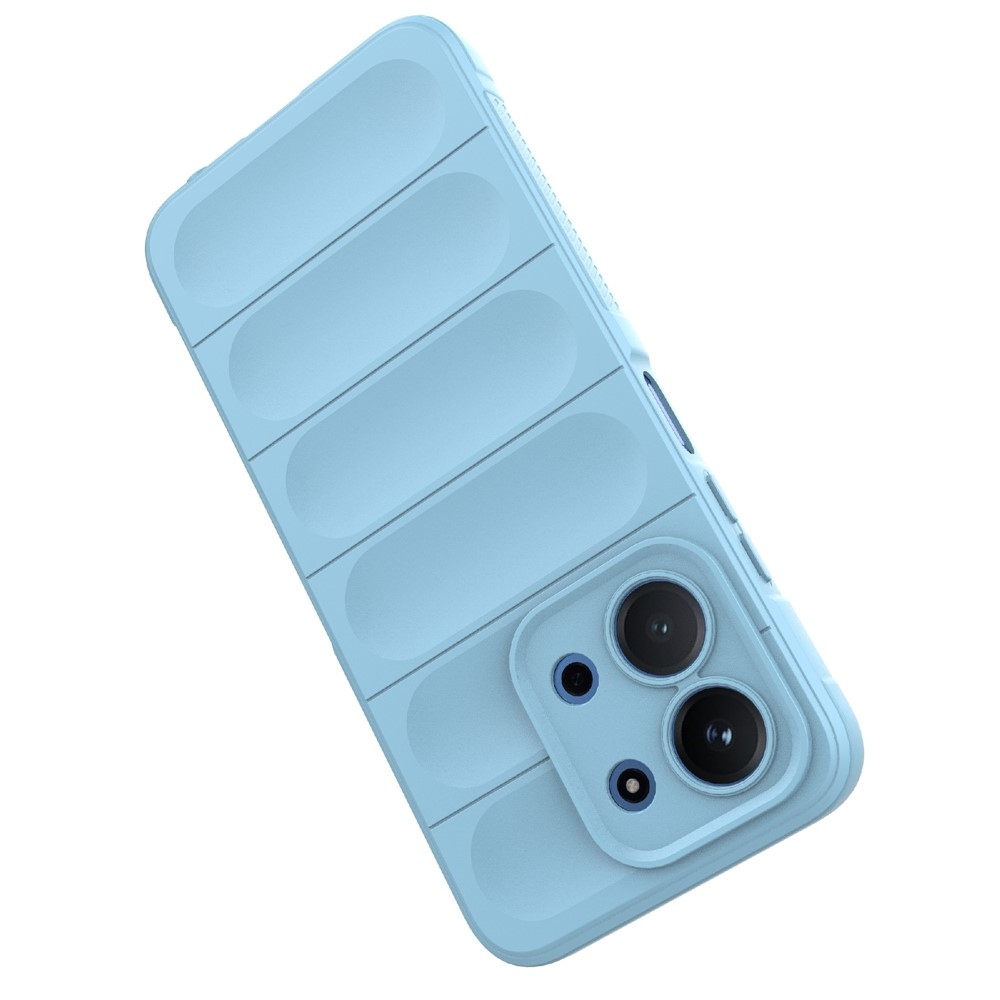 Rugg odolný gélový obal na Xiaomi Redmi 15C 4G/5G (173mm)/Poco C85 (173mm) - svetlomodrý