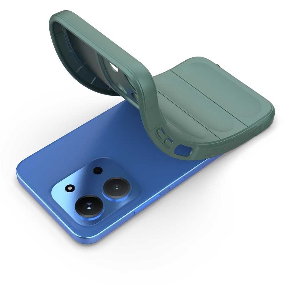 Rugg odolný gélový obal na Xiaomi Redmi 15C 4G/5G (173mm)/Poco C85 (173mm) - zelený