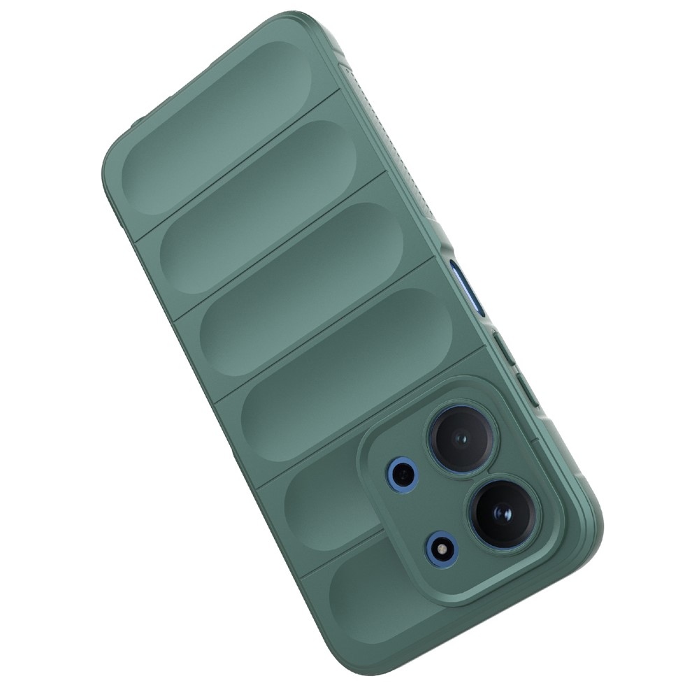 Rugg odolný gélový obal na Xiaomi Redmi 15C 4G/5G (173mm)/Poco C85 (173mm) - zelený