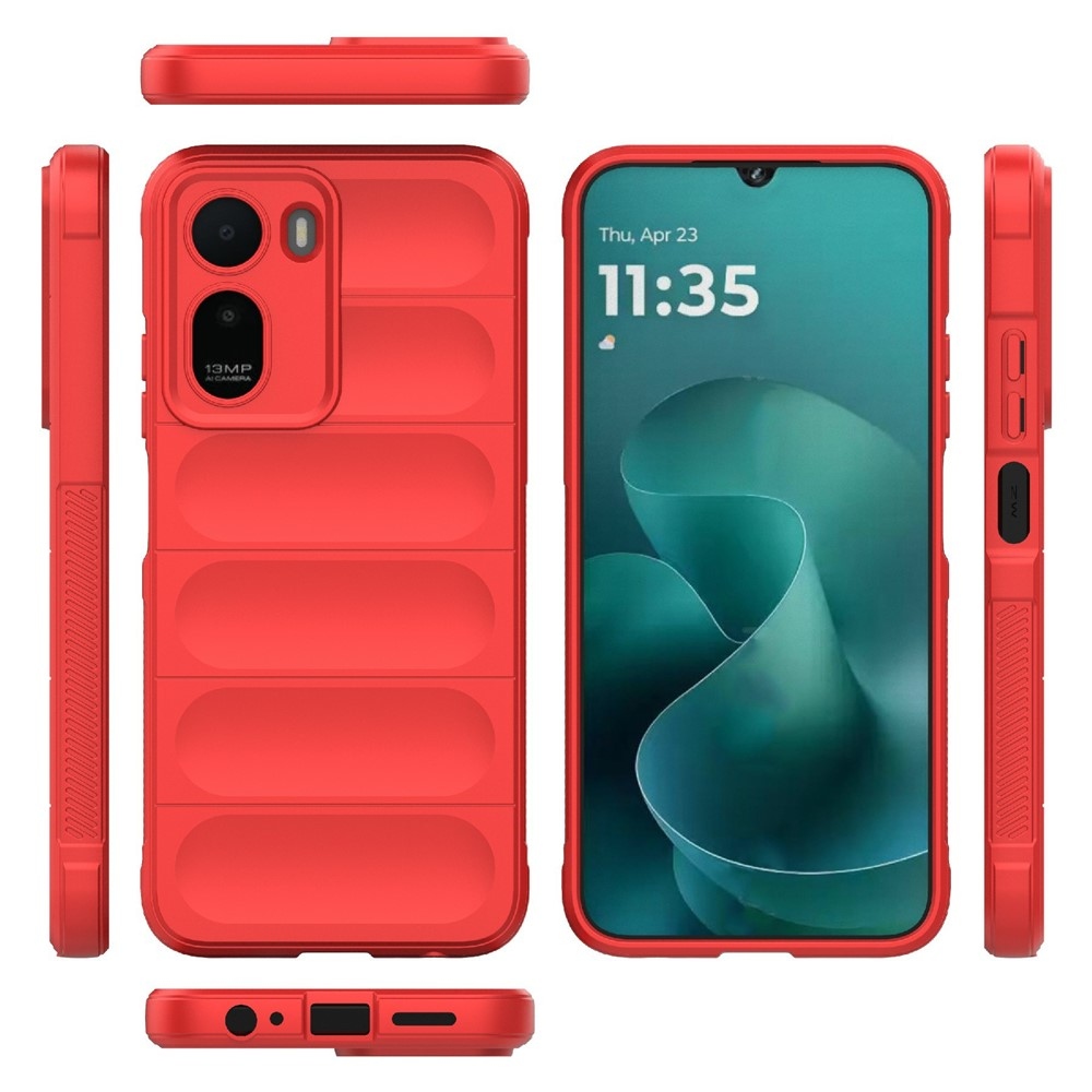 Rugg odolný gélový obal na Xiaomi Redmi A7 Pro - červený