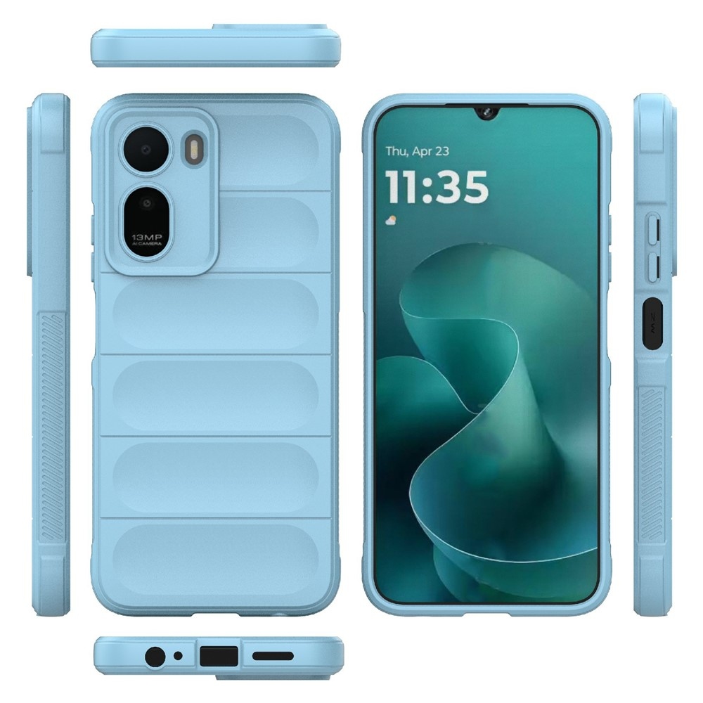 Rugg odolný gélový obal na Xiaomi Redmi A7 Pro - svetlomodrý