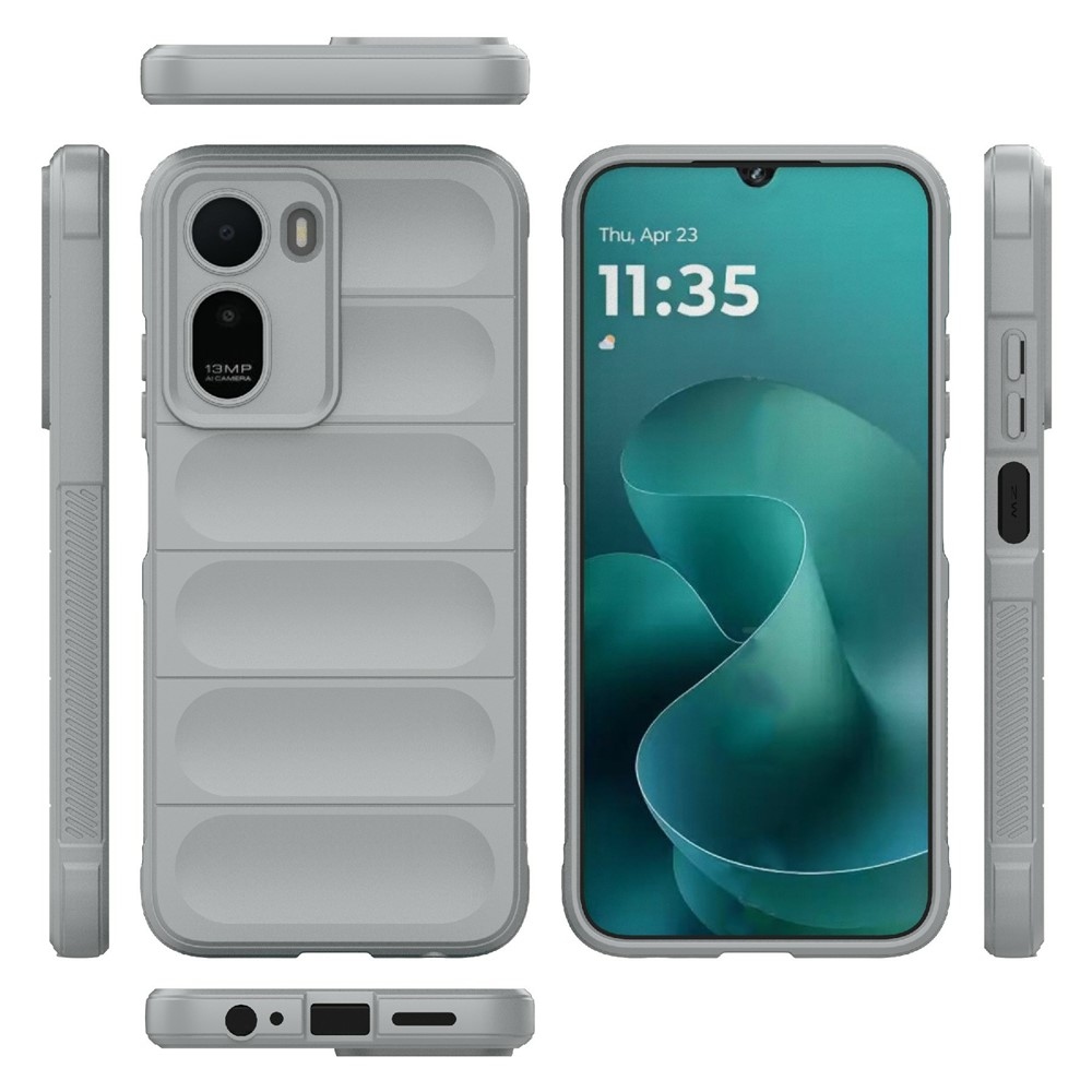 Rugg odolný gélový obal na Xiaomi Redmi A7 Pro - svetlosivý