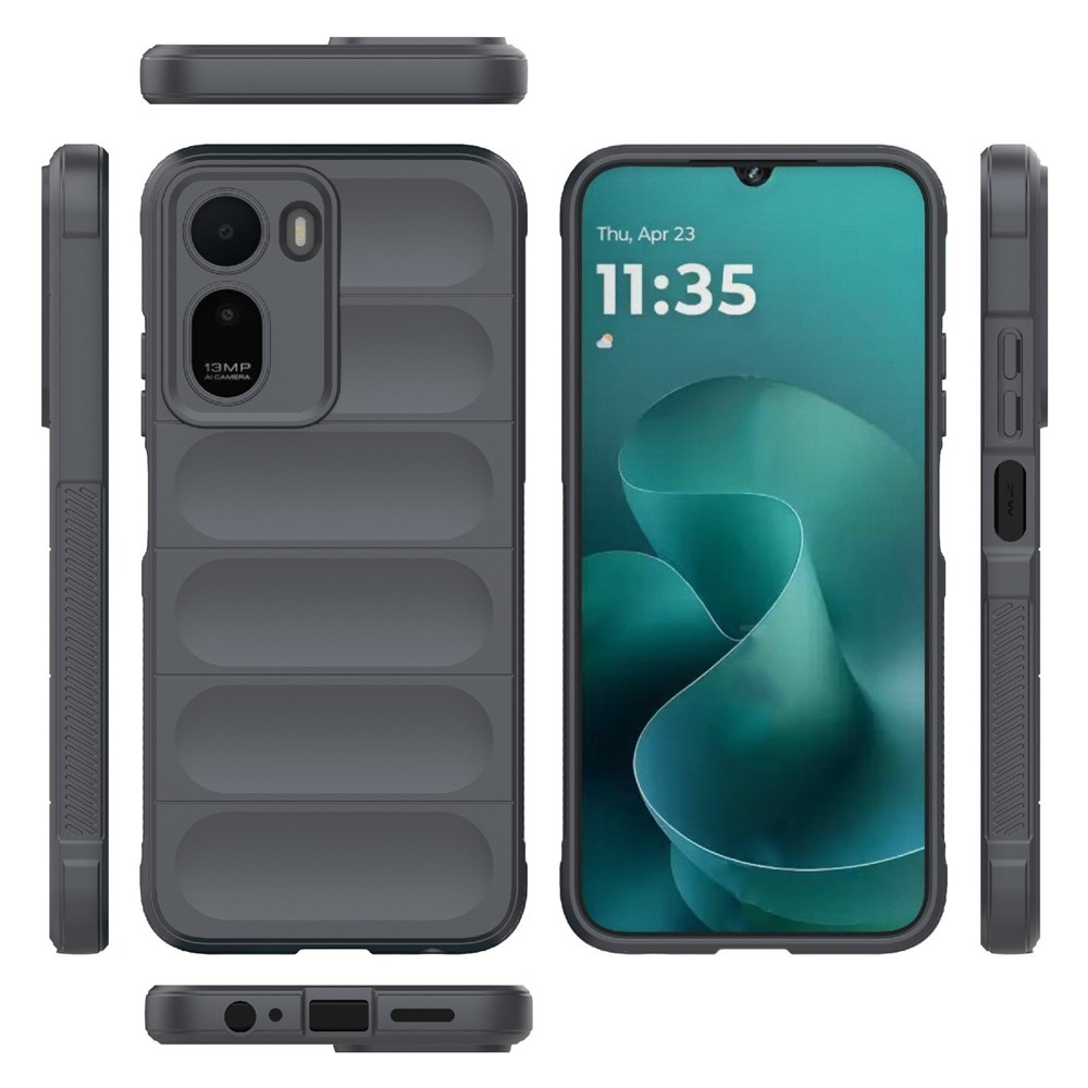 Rugg odolný gélový obal na Xiaomi Redmi A7 Pro - tmavosivý