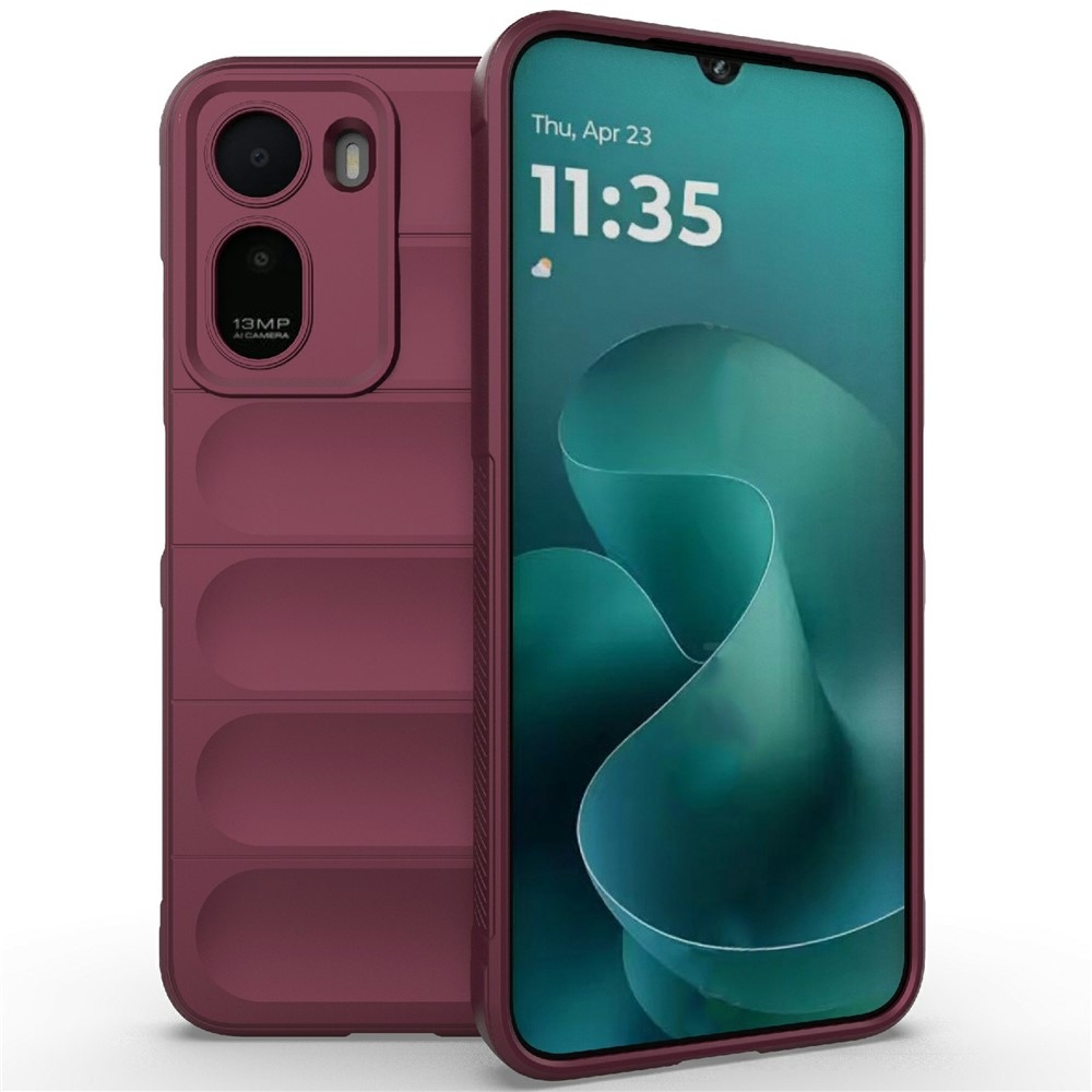 Rugg odolný gélový obal na Xiaomi Redmi A7 Pro - vínový