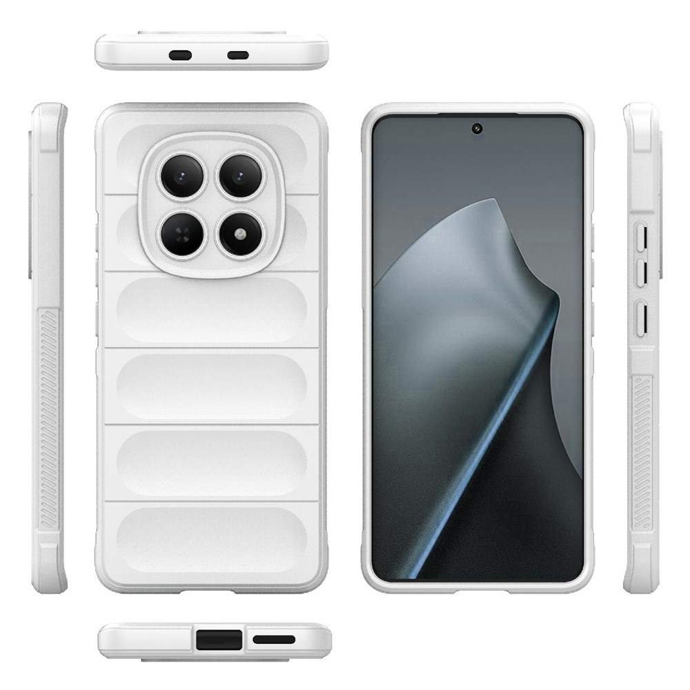 Rugg odolný gélový obal na Xiaomi Redmi Note 15 4G - biely