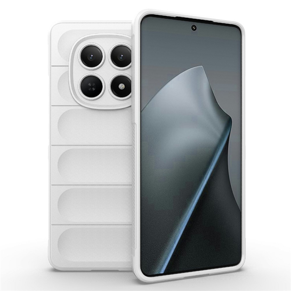 Rugg odolný gélový obal na Xiaomi Redmi Note 15 4G - biely