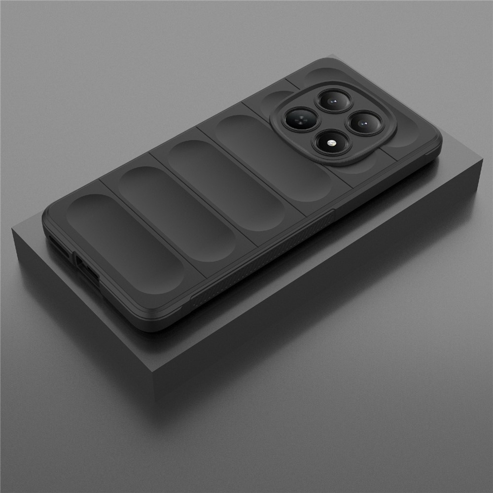 Rugg odolný gélový obal na Xiaomi Redmi Note 15 4G - čierny