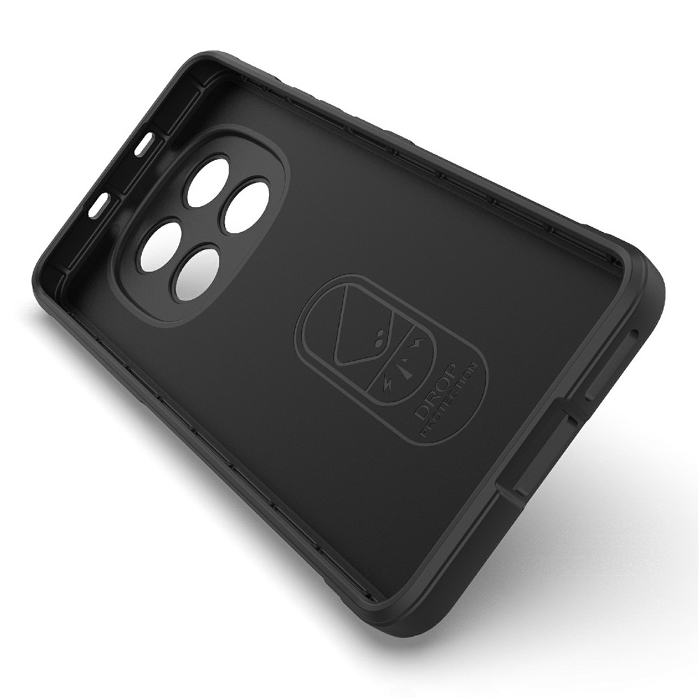 Rugg odolný gélový obal na Xiaomi Redmi Note 15 4G - čierny